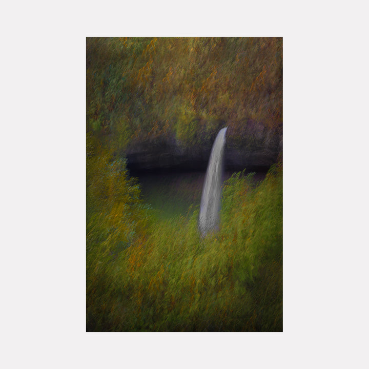 The artwork WATERFALL IN OREGON, by Neil Shapiro