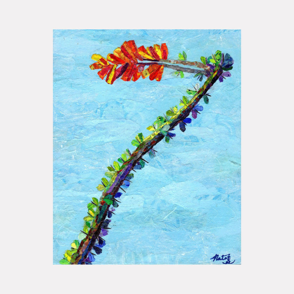 The artwork Ocotillo Splendor, by Natasha Papousek