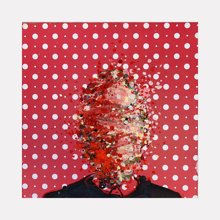 The artwork Red Pop, by Matthew Cramer